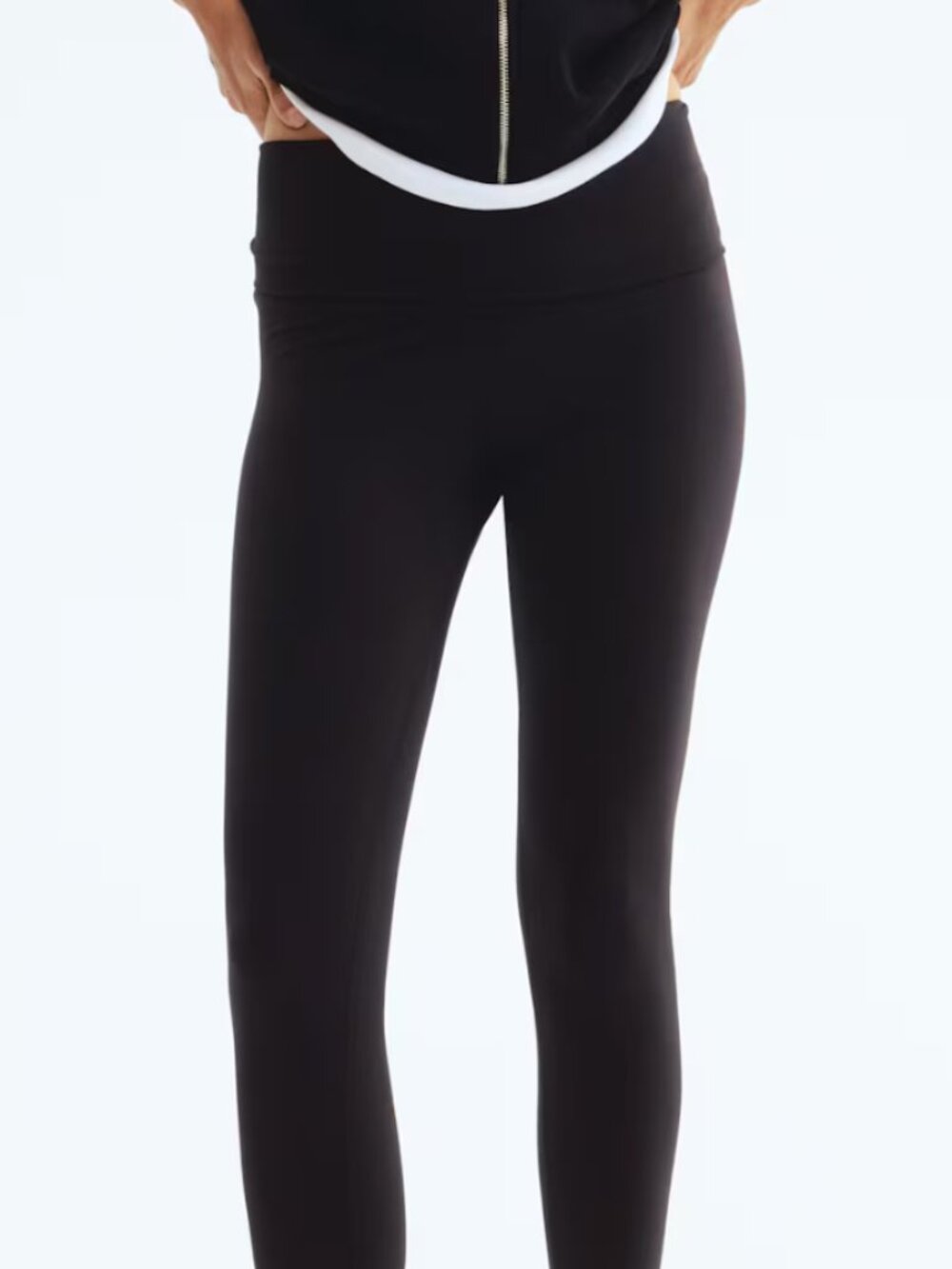 MAMA Before & After Sports Leggings- Black Size M- Like New